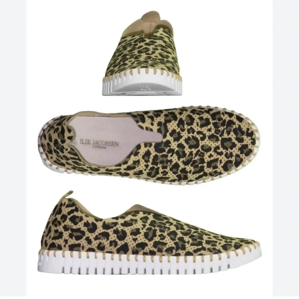 Ilse‎ Jacobsen tulip flats leopard print size 41